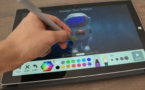 Microsoft surface crowdpaint drawing