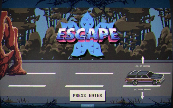 Microsoft Stranger Things Escape title screen