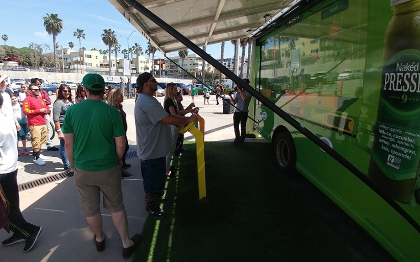 Naked Juice Truck Screen