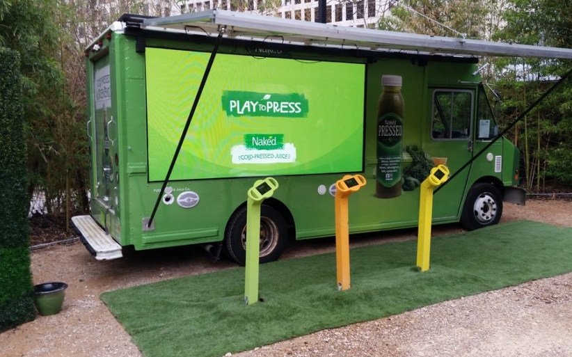 Naked juice solar truck experience