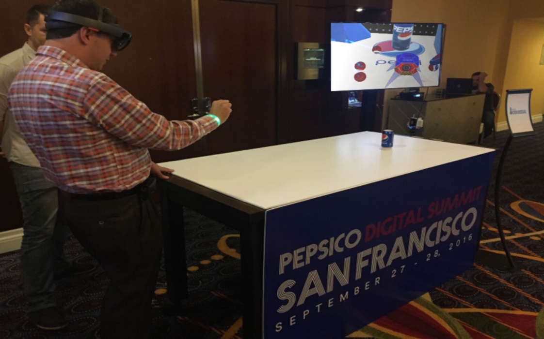 pepsi user playing game