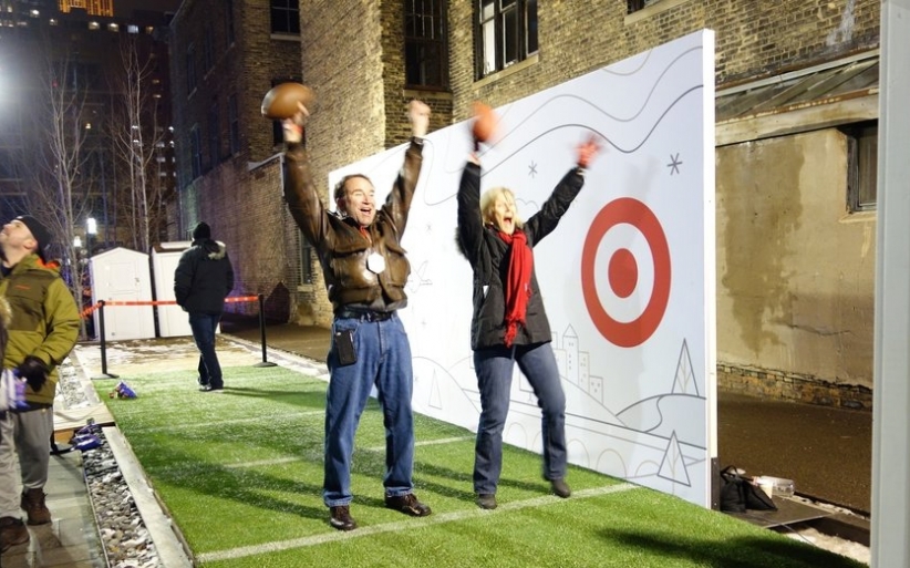 Target touchdown dooh experience dance 1000x521